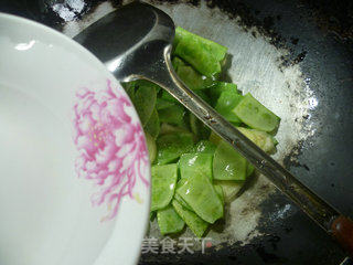 嫩姜炒扁豆的做法步骤：7