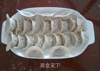 自创~蒜香水饺的做法步骤：7