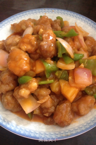菠萝咕咾肉的做法步骤：12