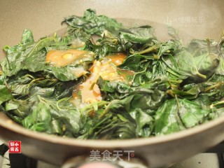 番薯叶炒豆酱：跟着民谣觅美食的做法步骤：9