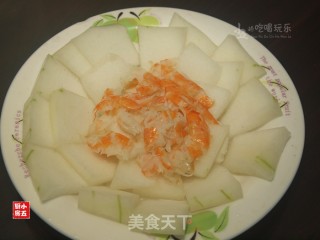 冬瓜蒸虾干的做法步骤：6