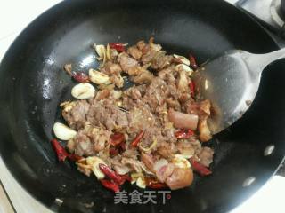 炒驴肉的做法步骤：6