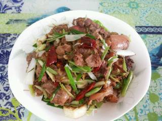 炒驴肉的做法步骤：9