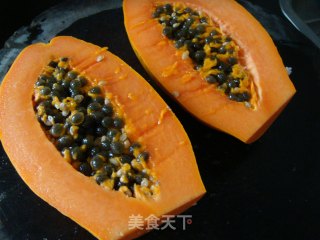 梨丝拌木瓜的做法步骤：5
