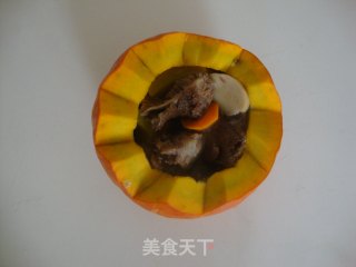 牛肉南瓜盅的做法步骤：7