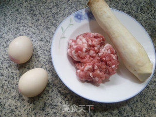 鸡蛋杏鲍菇蒸肉末的做法步骤：1