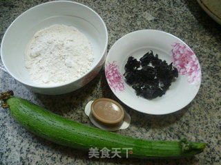 紫菜丝瓜面疙瘩的做法步骤：1