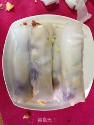 猪肠粉的做法步骤：4