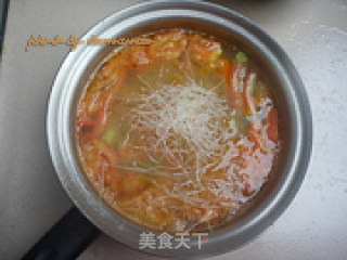 蚕豆粉丝汤的做法步骤：5
