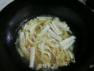 上汤虾仁娃娃菜的做法步骤：6