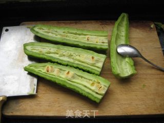 凉瓜豆豉烧排骨的做法步骤：3