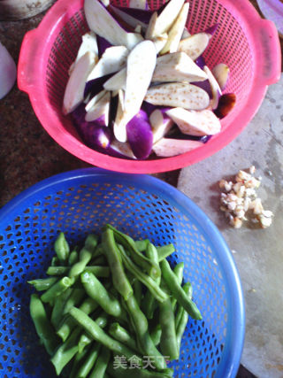 豆角烧茄子的做法步骤：2