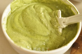 10寸抹茶戚风蛋糕的做法步骤：9