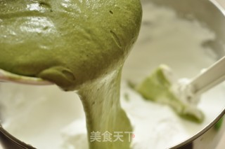 10寸抹茶戚风蛋糕的做法步骤：10