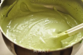 10寸抹茶戚风蛋糕的做法步骤：11
