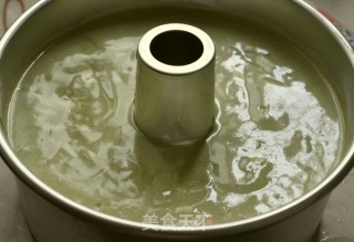 10寸抹茶戚风蛋糕的做法步骤：12