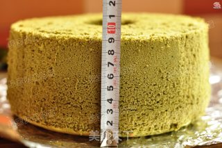 10寸抹茶戚风蛋糕的做法步骤：21