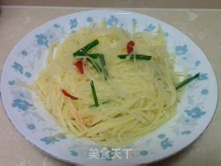醋溜土豆丝的做法步骤：4