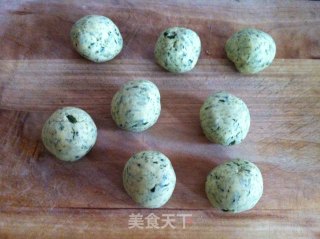 芹菜叶玉米饼的做法步骤：7