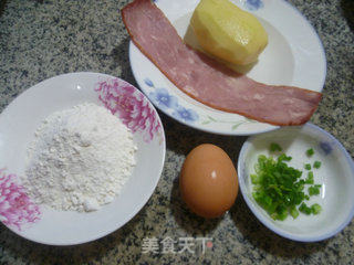 培根土豆饼的做法步骤：1