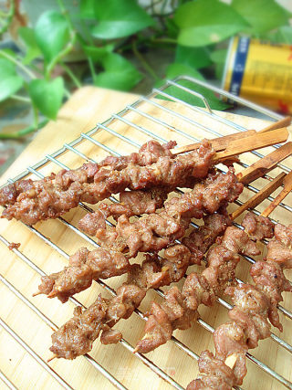烤鸭肉串的做法步骤：7