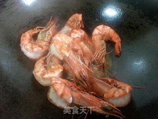 咖喱台虾意面的做法步骤：3