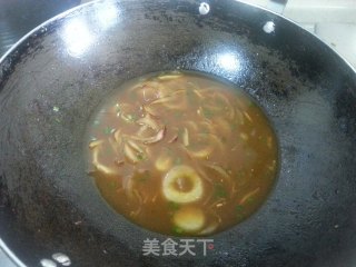 咖喱台虾意面的做法步骤：5
