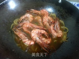 咖喱台虾意面的做法步骤：6