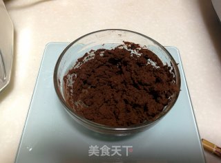 【蜜豆可可双色吐司】——手工整形面包机版的做法步骤：5