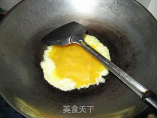 火龙果皮炒蛋的做法步骤：4
