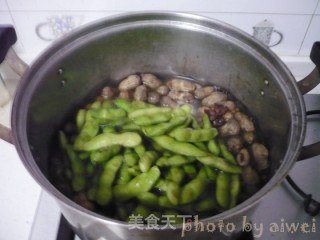 五香毛豆花生的做法步骤：7