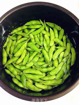 世界杯必备--卤毛豆的做法步骤：2