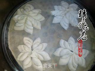 椰奶菊花卷的做法步骤：7