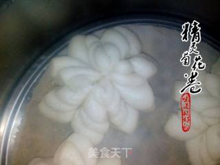 椰奶菊花卷的做法步骤：8