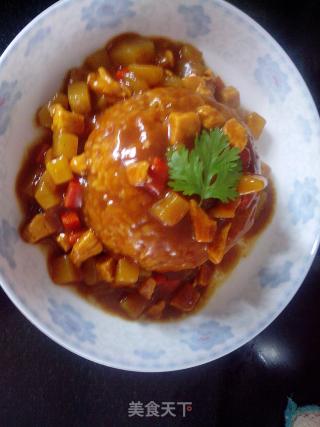 咖喱鸡肉饭的做法步骤：8
