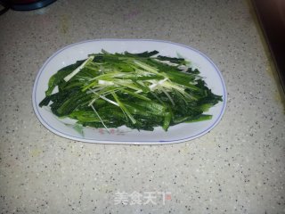 葱油油麦菜的做法步骤：3
