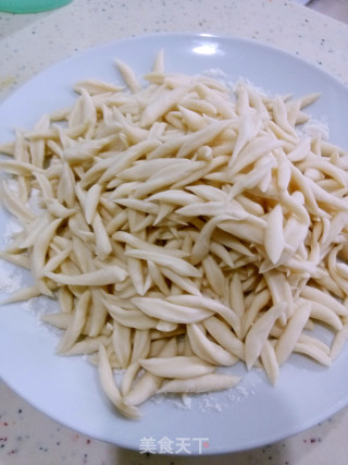 番茄羊肉剪刀面的做法步骤：10