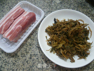 五花肉蒸梅干菜的做法步骤：1