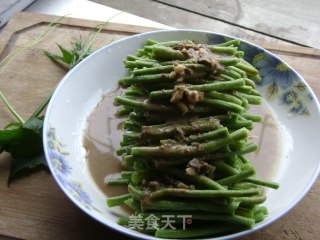 麻酱豆角的做法步骤：4