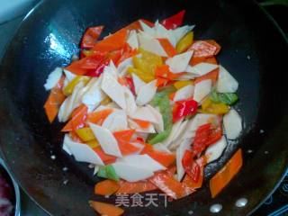 彩椒山药的做法步骤：8