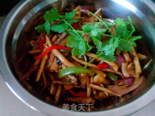 干锅茶树菇的做法步骤：10