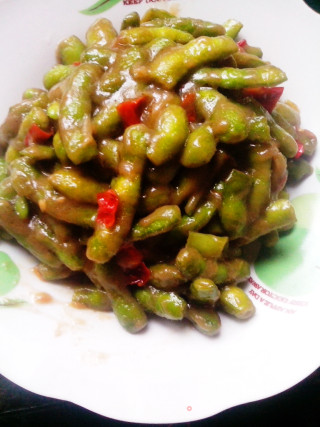 辣炒毛豆的做法步骤：8