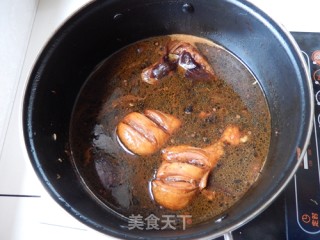 卤鸡腿面的做法步骤：6
