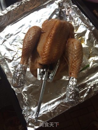 烤箱烤鸡的做法步骤：2