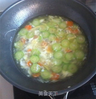 简单的丝瓜蛋花汤的做法步骤：8