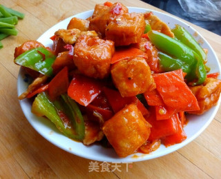 熘豆腐的做法步骤：3