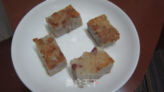 香煎芋头糕的做法步骤：11