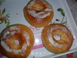 彩针豆沙甜甜圈的做法步骤：7