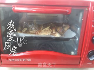 电烤箱烤鱼的做法步骤：7