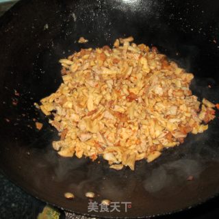 萝卜干炒肉的做法步骤：7